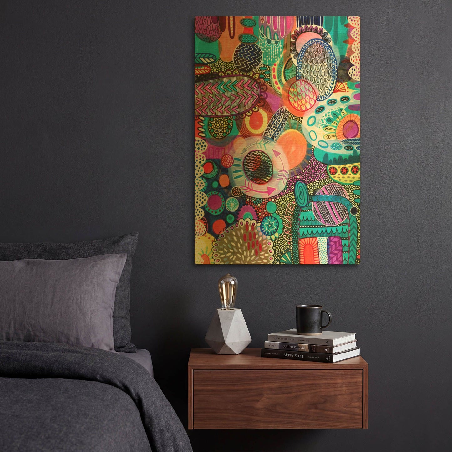 'Creation' By Hello Angel Gold Metal Wall Art
