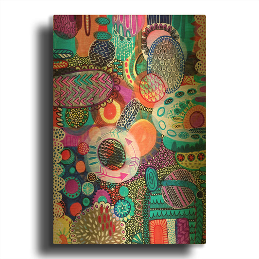'Creation' By Hello Angel Gold Metal Wall Art