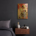 'Family' By David Drioton Gold Metal Wall Art