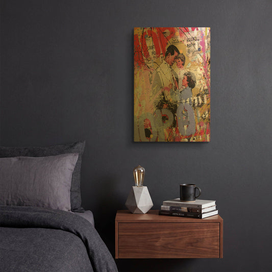'Family' By David Drioton Gold Metal Wall Art