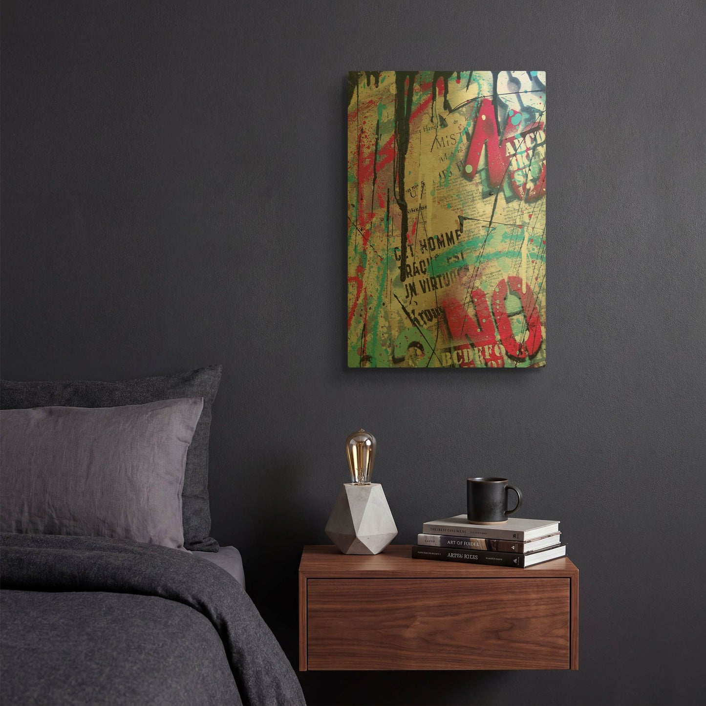 'Get Homme' By David Drioton Gold Metal Wall Art