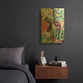 'Good Bye Kiss' By David Drioton Gold Metal Wall Art