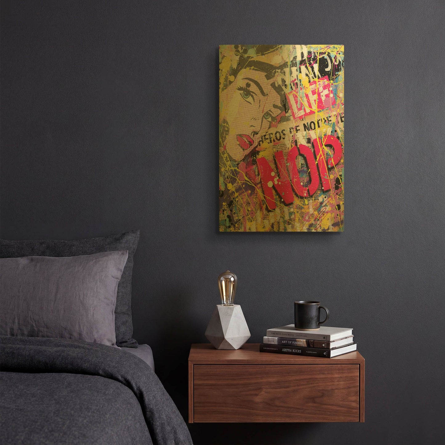 'HEROS' By David Drioton Gold Metal Wall Art