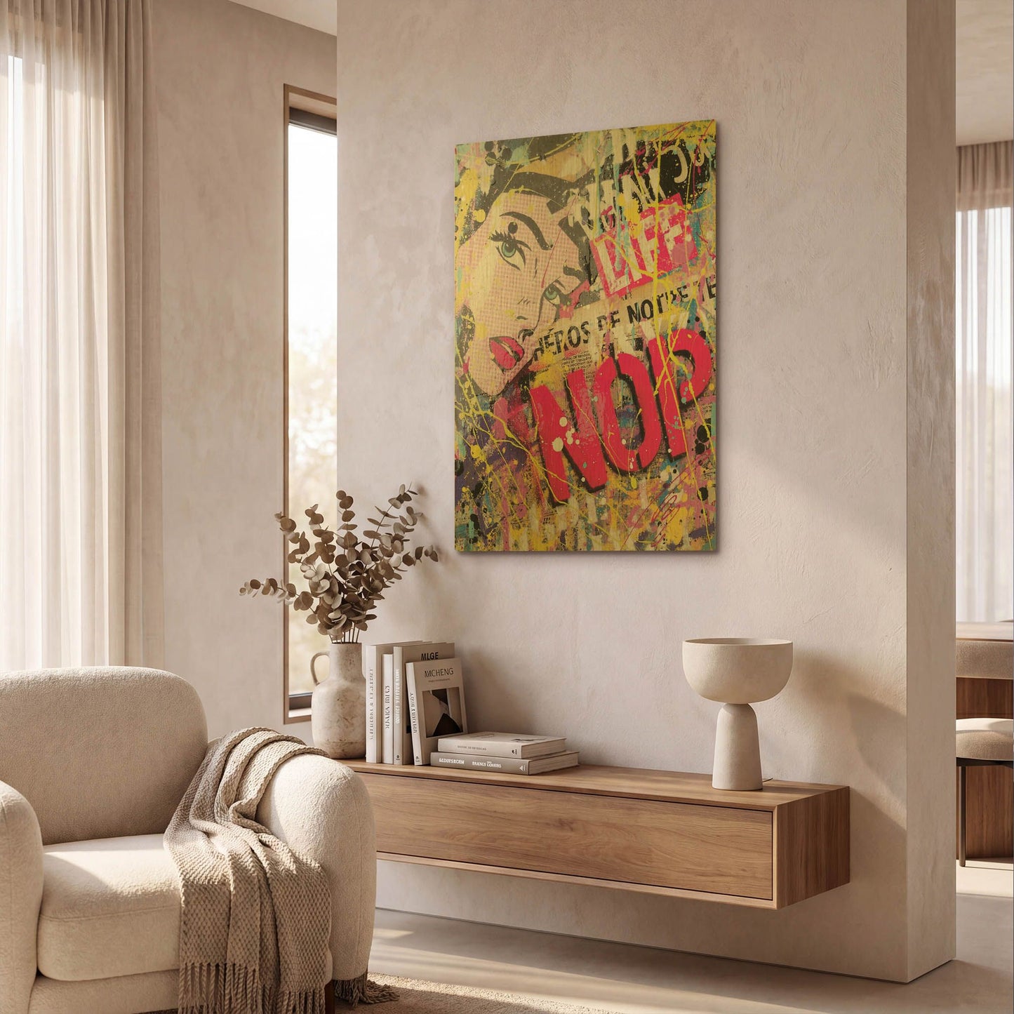 'HEROS' By David Drioton Gold Metal Wall Art