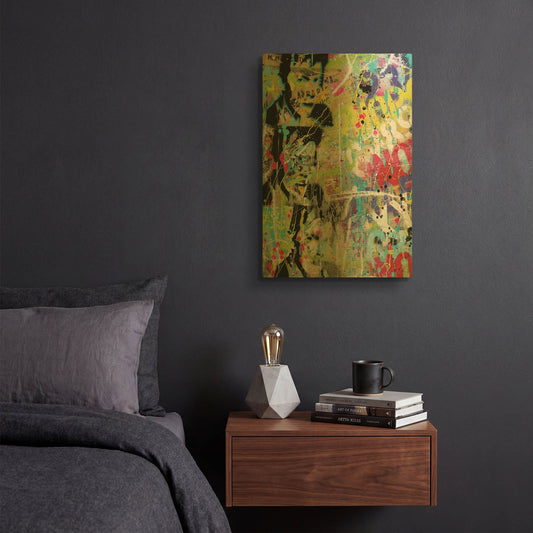 'Him' By David Drioton Gold Metal Wall Art