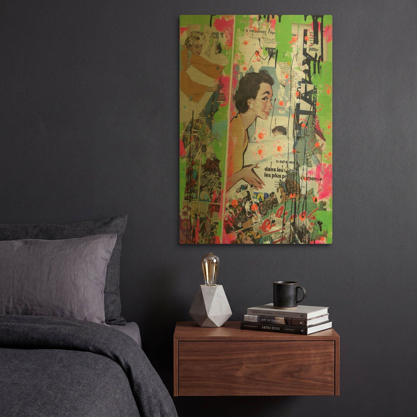 'Loving Mom' By David Drioton Gold Metal Wall Art