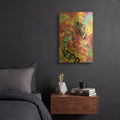 'Monroe Street 3' By David Drioton Gold Metal Wall Art