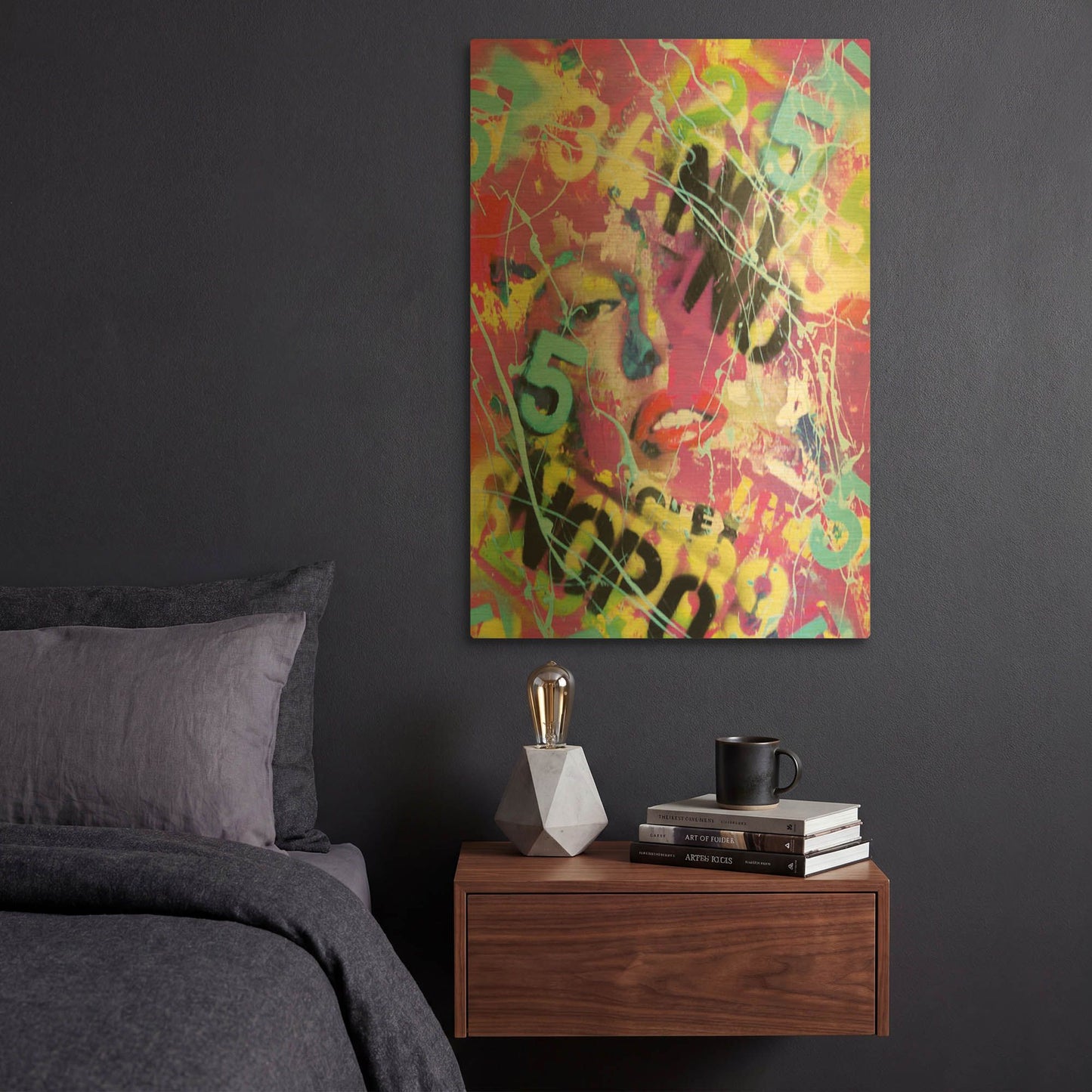 'Monroe Street 3' By David Drioton Gold Metal Wall Art