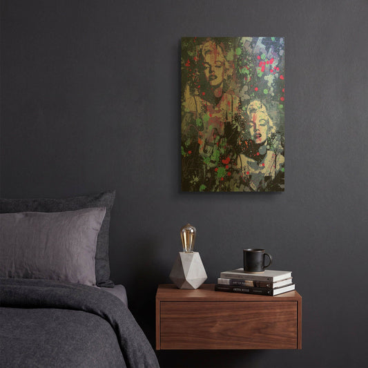 'Monroe Street' By David Drioton Gold Metal Wall Art