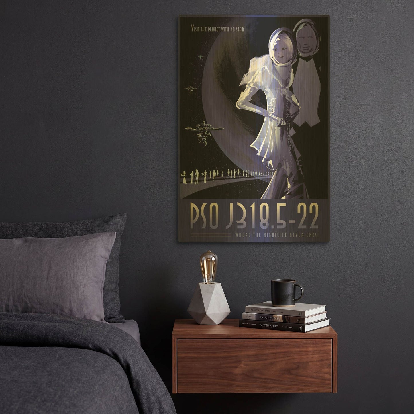 'Psoj318' By NASA Posters Gold Metal Wall Art