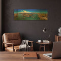 'Chicago Blues' By AKG Gold Metal Wall Art