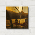 'Golden Sky' By AKG Gold Metal Wall Art