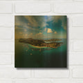 'Curieuse Island Seychelles' By AKG Gold Metal Wall Art