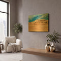 'Utah' By AKG Gold Metal Wall Art