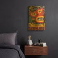 'El Fuerte G809D RAW' By Jorge R. Gutierrez Gold Metal Wall Art