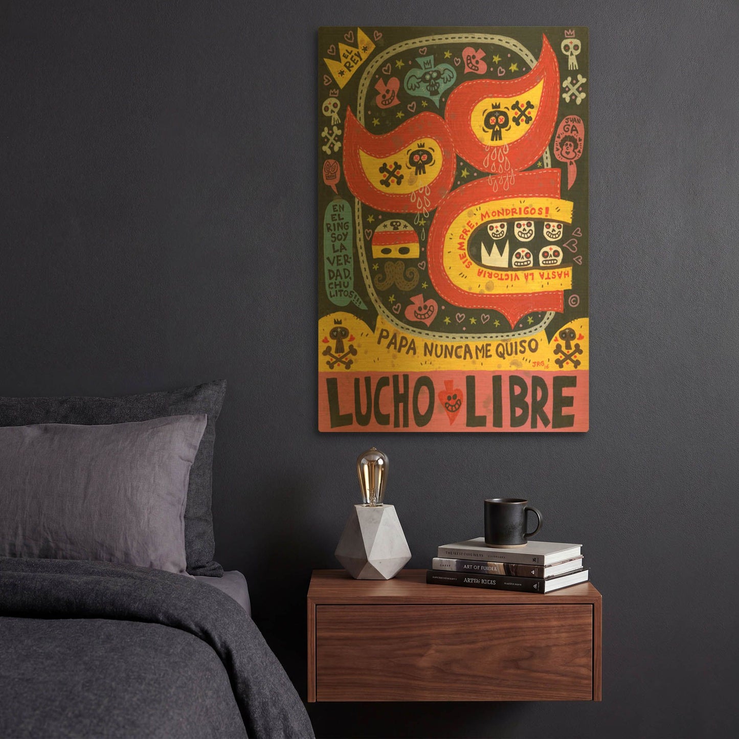 'El Fuerte G809D RAW' By Jorge R. Gutierrez Gold Metal Wall Art