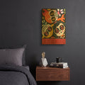 'The Holy Trinity G906D RAW' By Jorge R. Gutierrez Gold Metal Wall Art