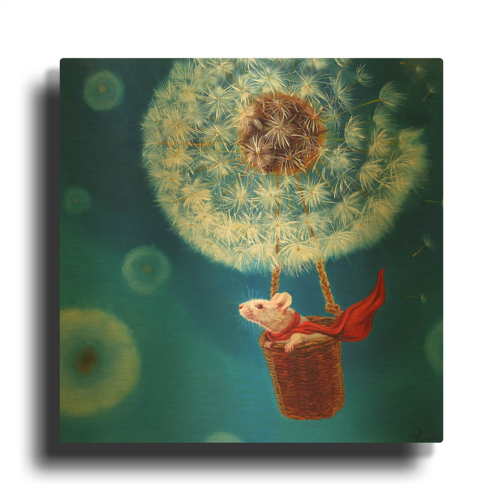 'Gone With The Wind' By Lucia Heffernan Gold Metal Wall Art