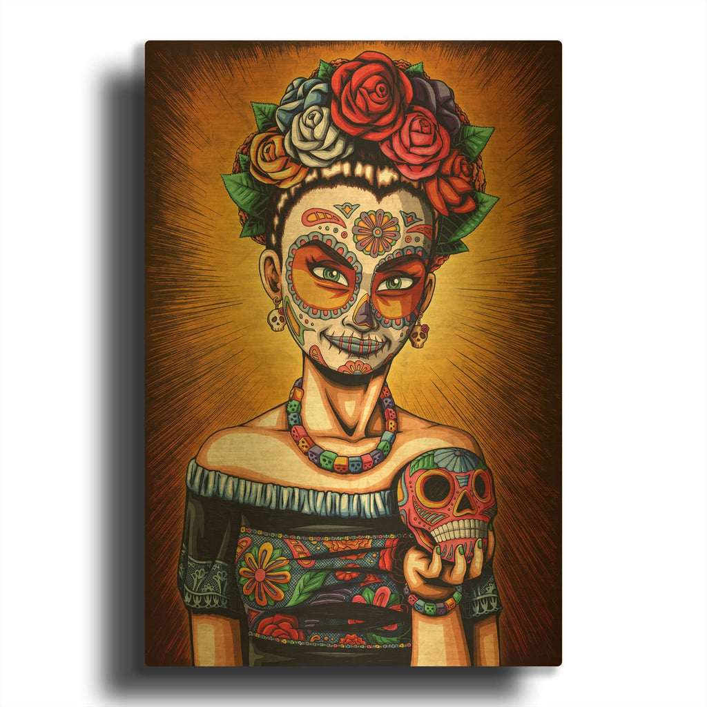'Rita' By Nicholas Ivins Gold Metal Wall Art