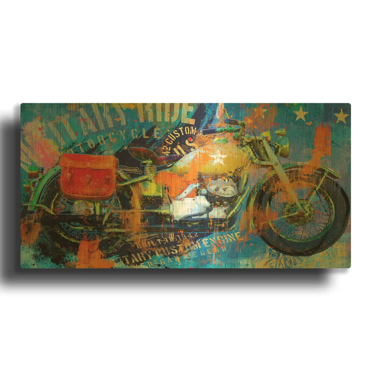 'Spirit of' By Porter Hastings Gold Metal Wall Art