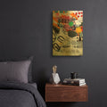 'Discs' By Punk Gold Metal Wall Art