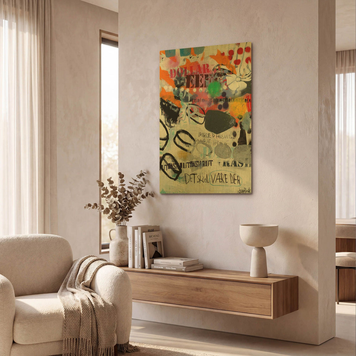 'Discs' By Punk Gold Metal Wall Art