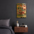 'On' By Punk Gold Metal Wall Art