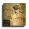 'Sider A' By Punk Gold Metal Wall Art