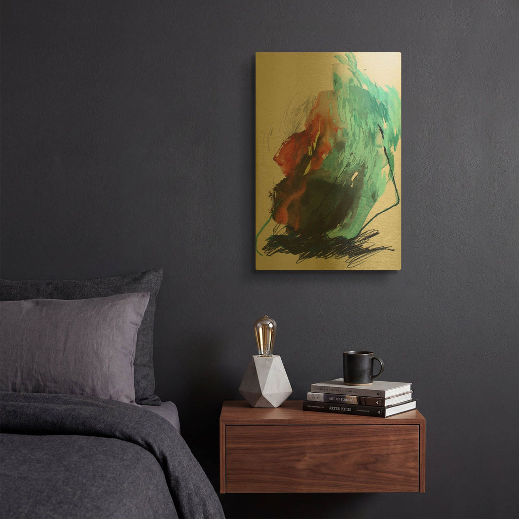 'The Summer No. 5' By Ying Guo Gold Metal Wall Art