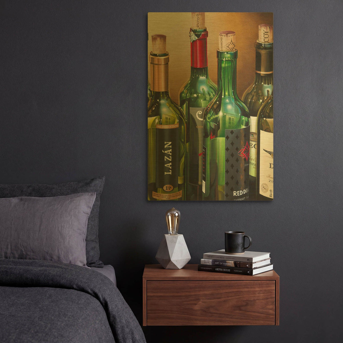 'More Meets The Eye' By Ed Roberts Gold Metal Wall Art