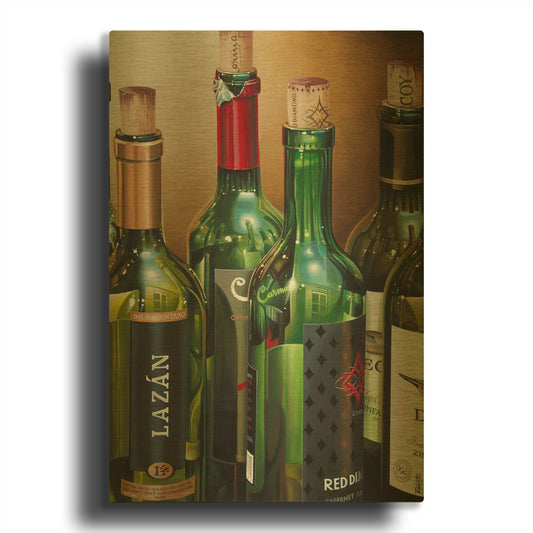 'More Meets The Eye' By Ed Roberts Gold Metal Wall Art