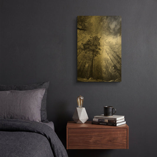 'Cold Vision' By Philippe Sainte Gold Metal Wall Art