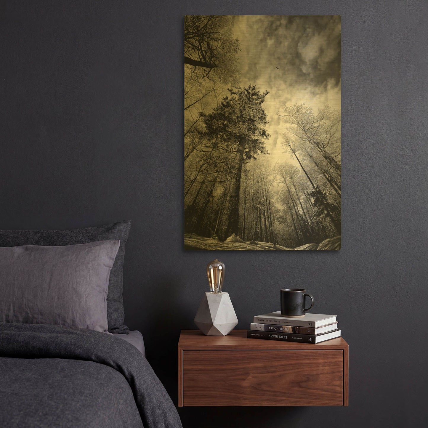 'Cold Vision' By Philippe Sainte Gold Metal Wall Art