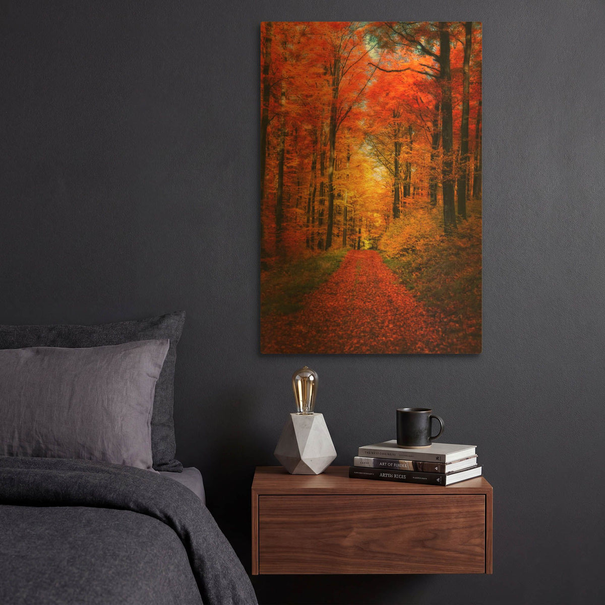 'Forest Garden' By Philippe Sainte Gold Metal Wall Art
