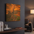 'Imagine...' By Philippe Sainte Gold Metal Wall Art