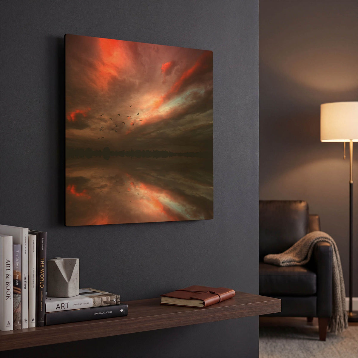 'Instant Karma' By Philippe Sainte Gold Metal Wall Art