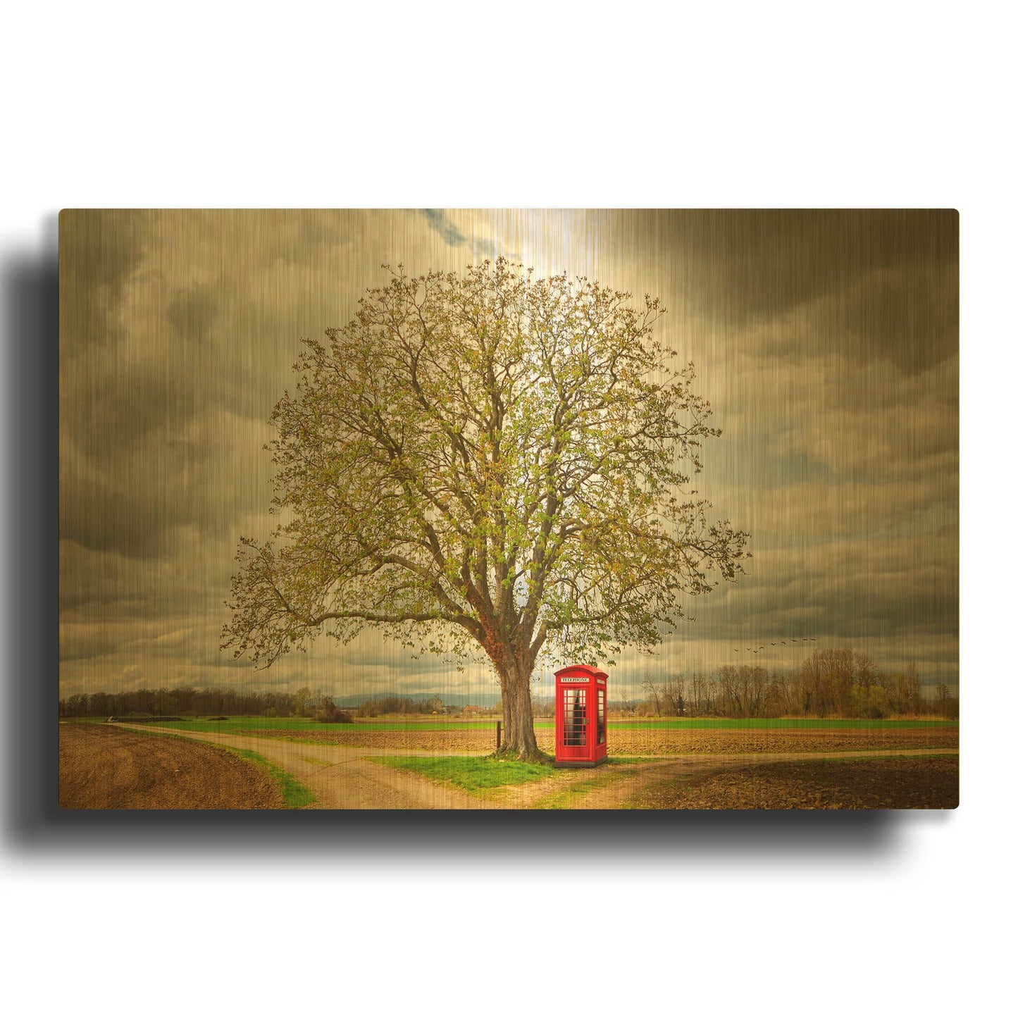 'Never Alone' By Philippe Sainte Gold Metal Wall Art