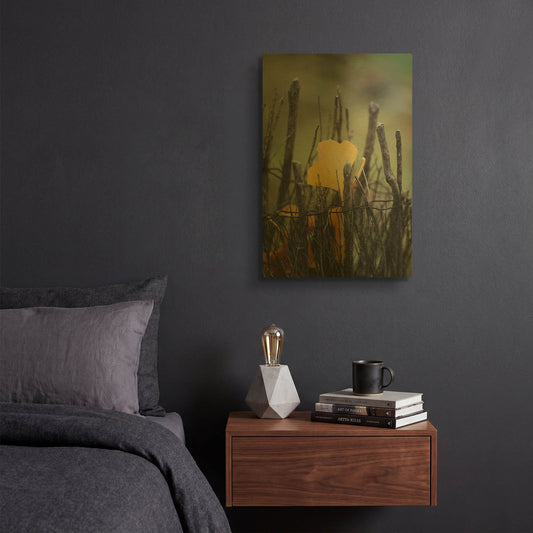 'Prisoner Fall' By Philippe Sainte Gold Metal Wall Art