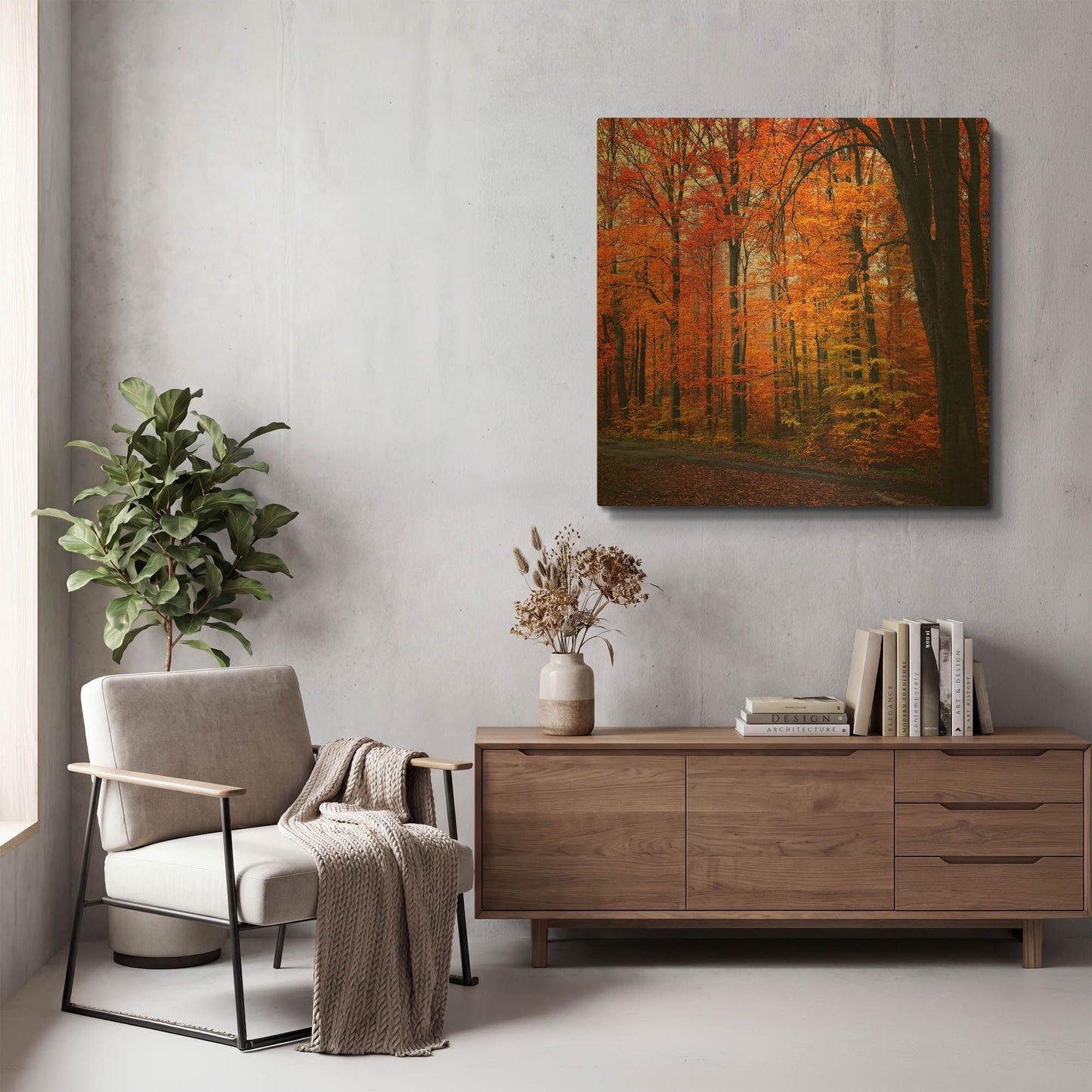 'Rainbow Fall' By Philippe Sainte Gold Metal Wall Art