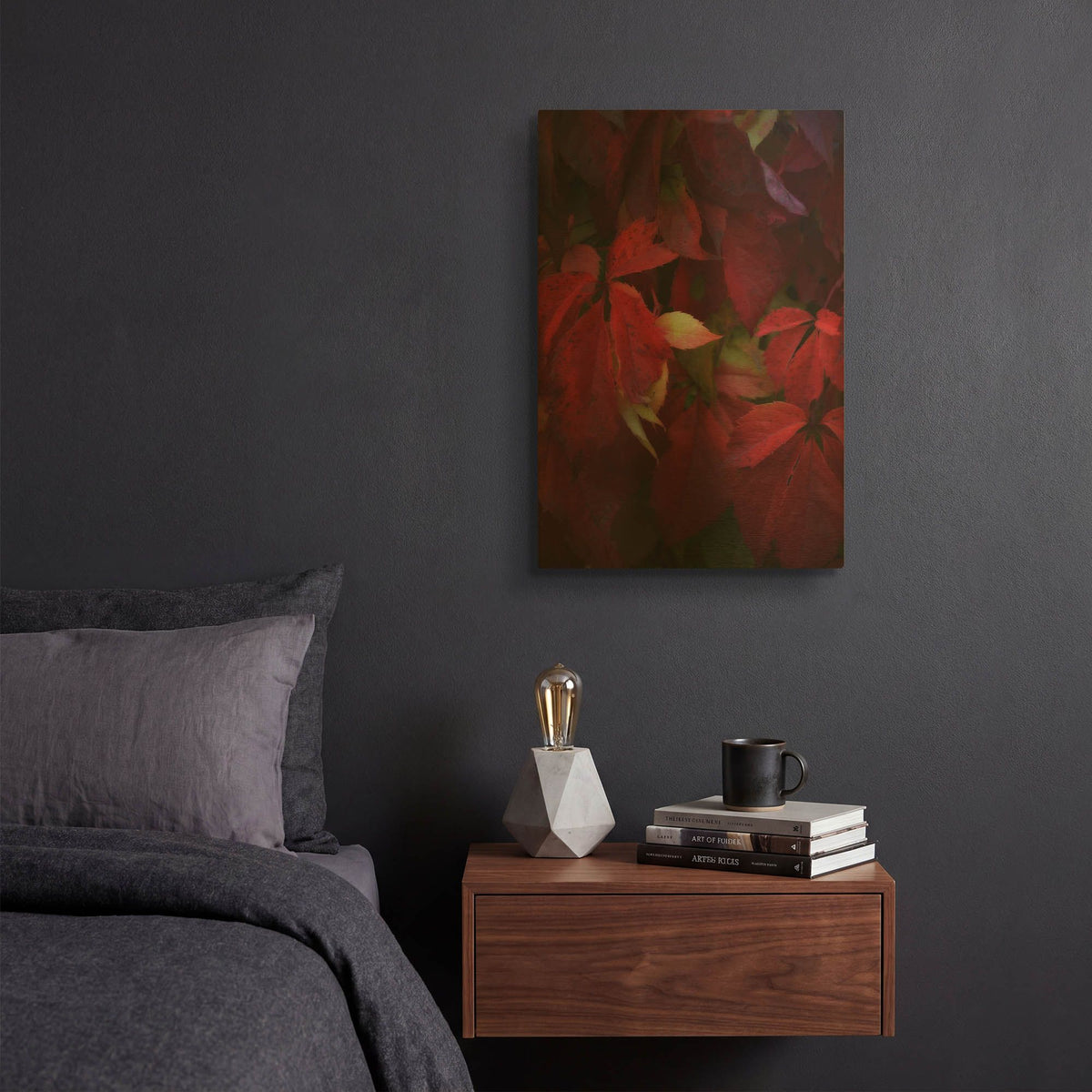 'Red Velvet' By Philippe Sainte Gold Metal Wall Art