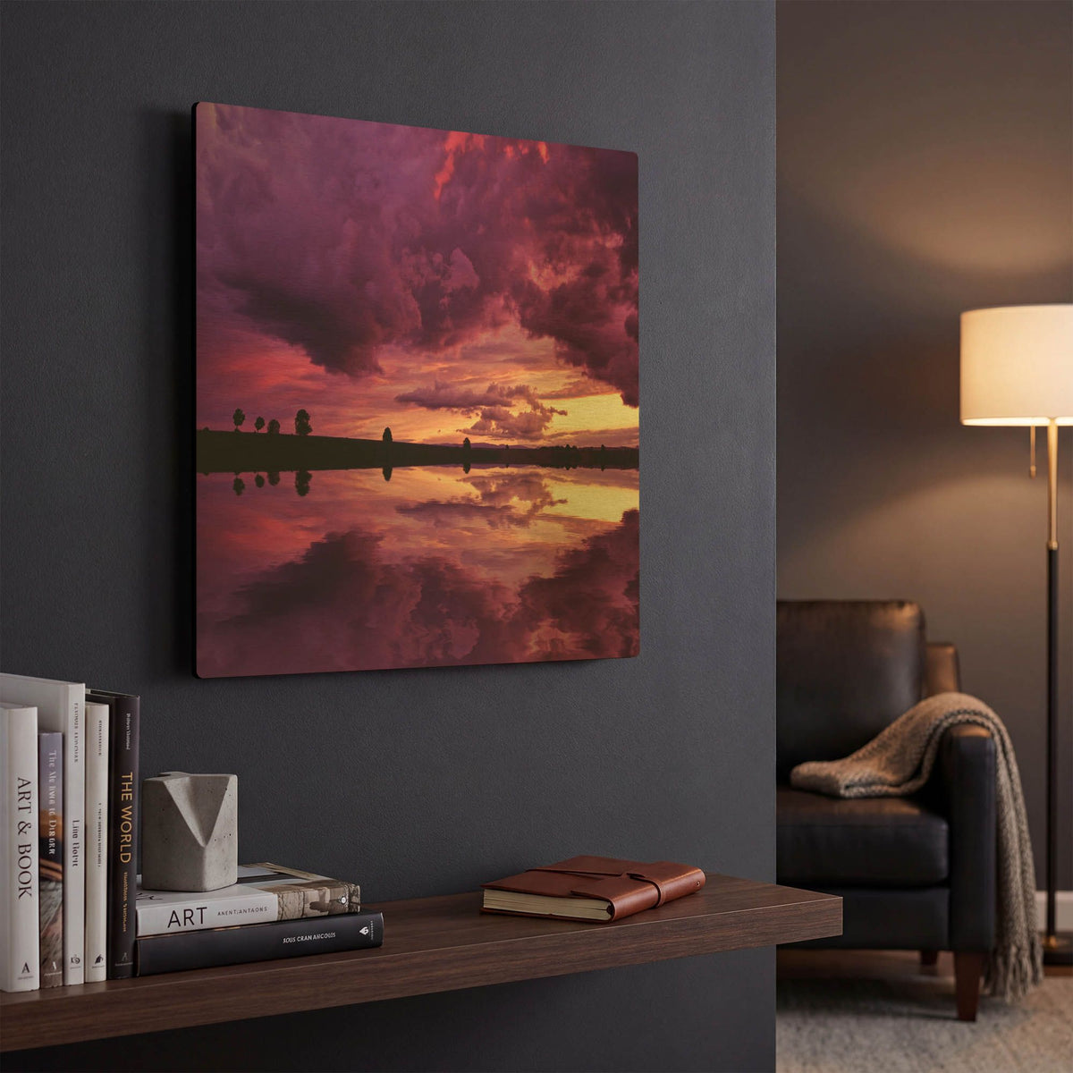 'Secret World' By Philippe Sainte Gold Metal Wall Art