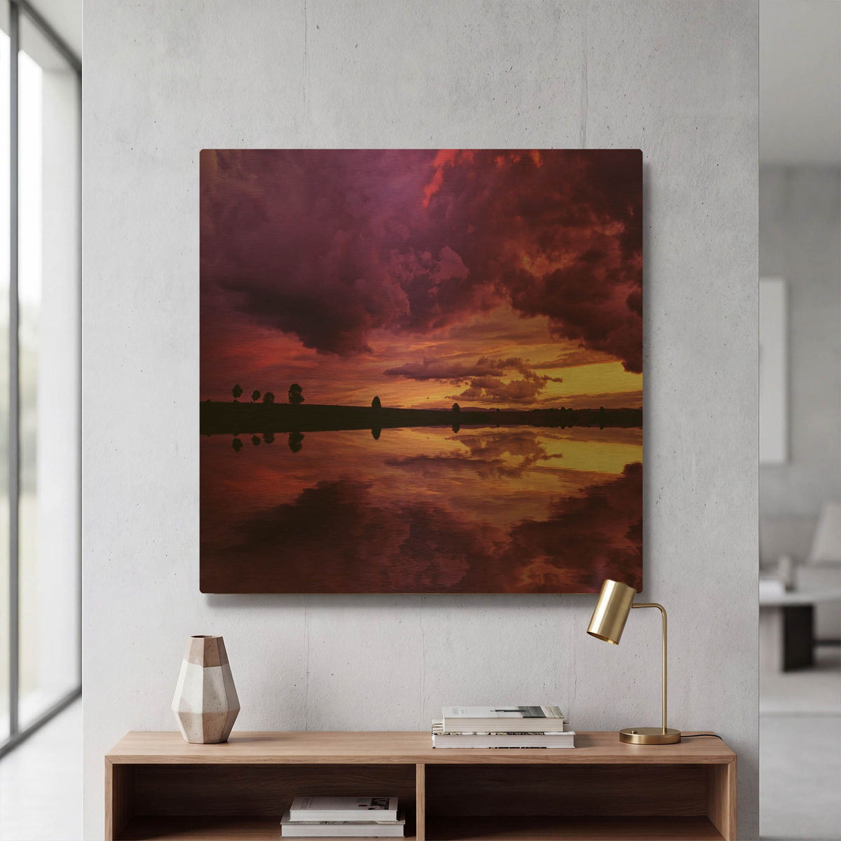 'Secret World' By Philippe Sainte Gold Metal Wall Art