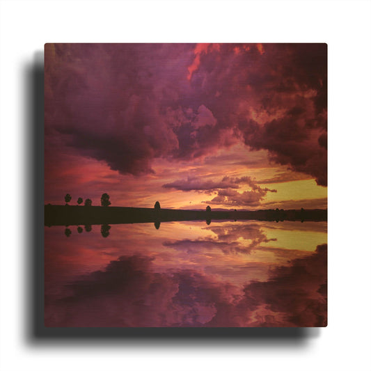 'Secret World' By Philippe Sainte Gold Metal Wall Art