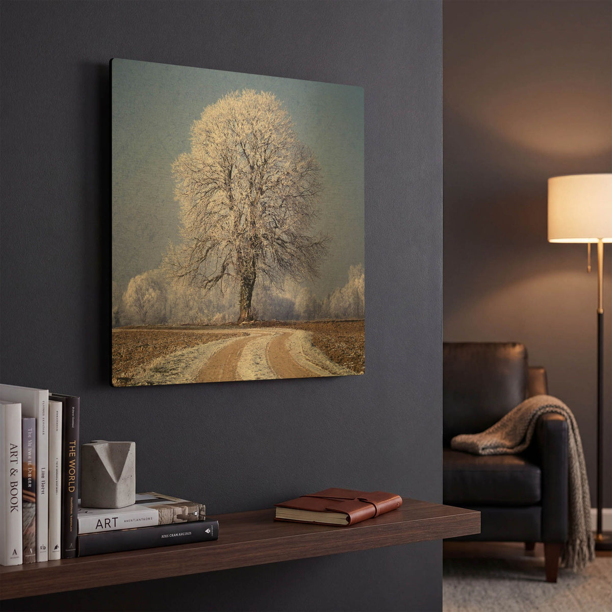 'The Sounds Of Silence' By Philippe Sainte Gold Metal Wall Art