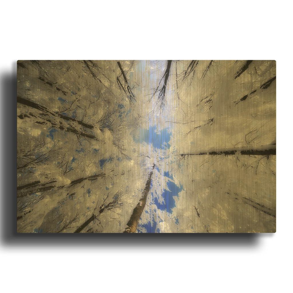 'Turn Carousel' By Philippe Sainte Gold Metal Wall Art