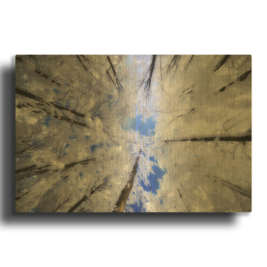 'Turn Carousel' By Philippe Sainte Gold Metal Wall Art