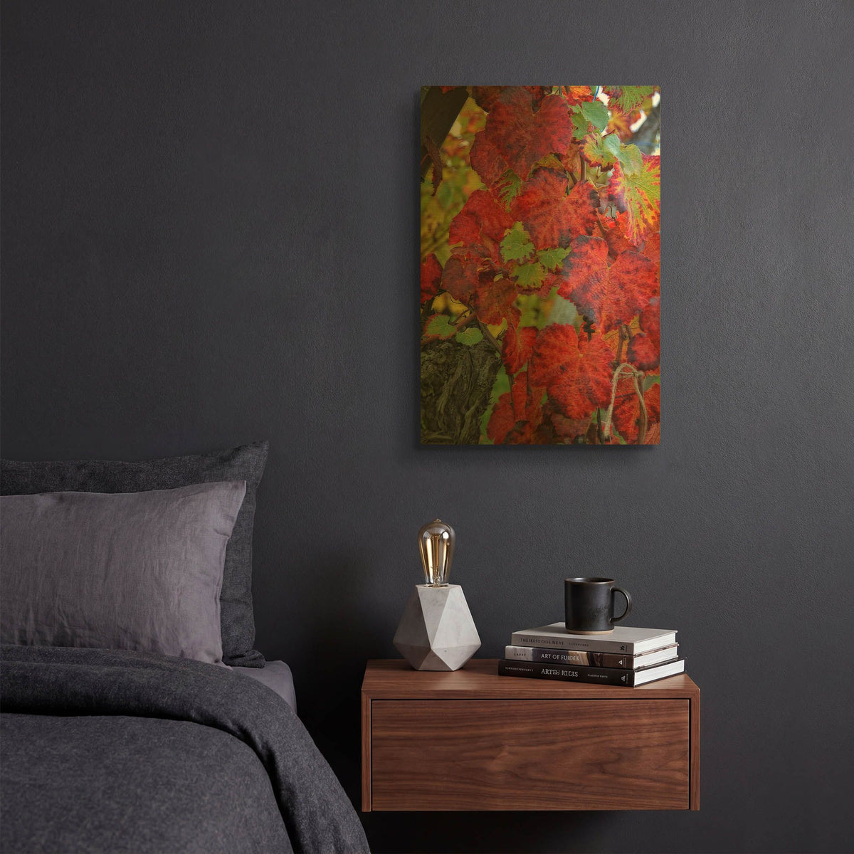 'Velvet Leaves' By Philippe Sainte Gold Metal Wall Art
