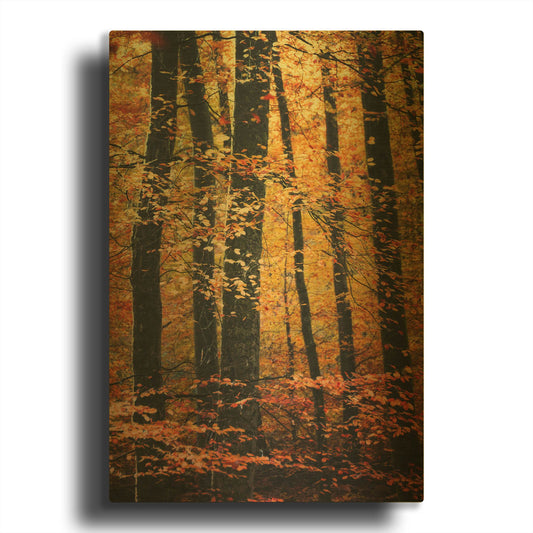 'Wind in the Trees' By Philippe Sainte Gold Metal Wall Art