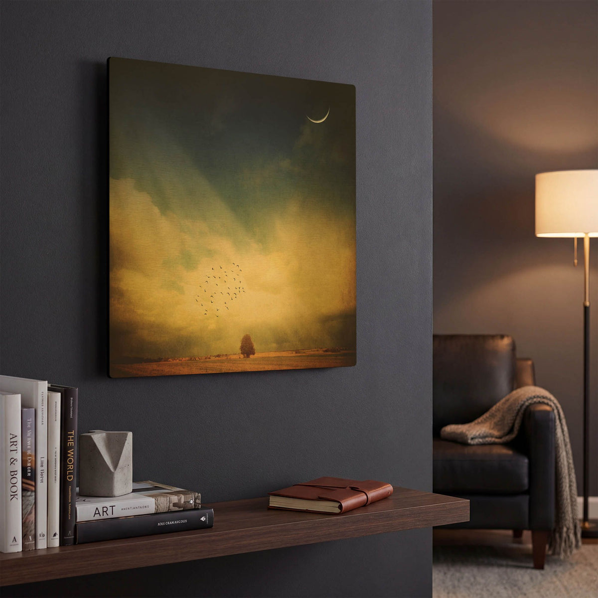 'Echo Of A Sigh' By Philippe Sainte Gold Metal Wall Art