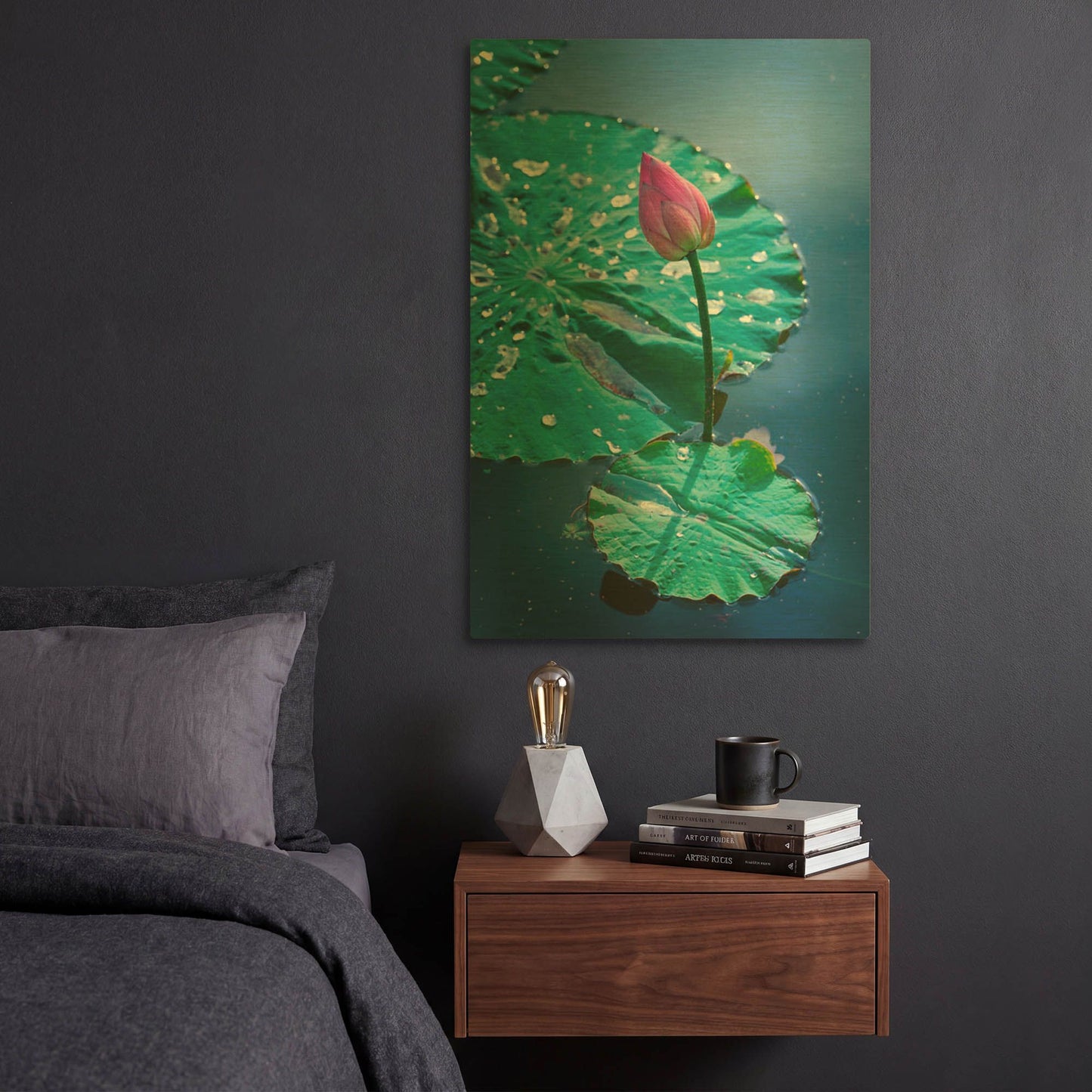 'Circle Seven' By Philippe Sainte Gold Metal Wall Art